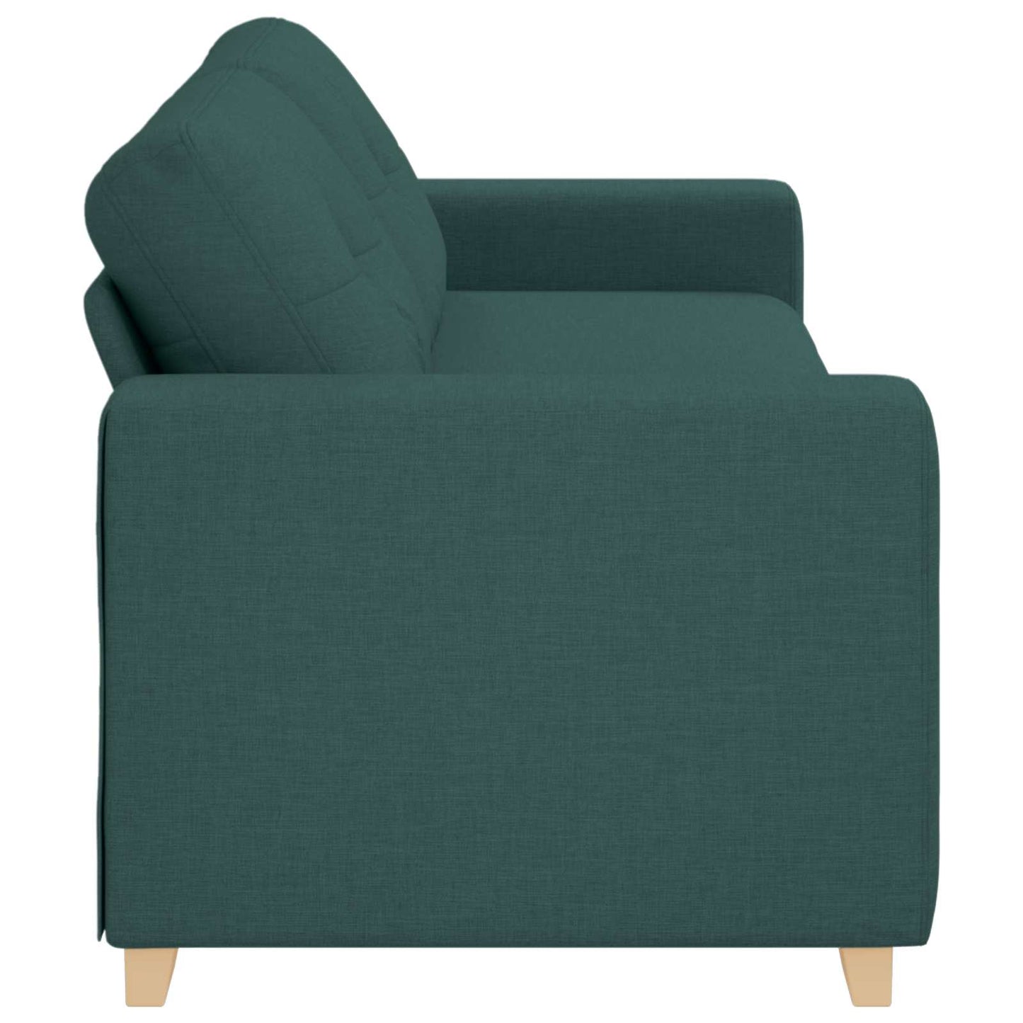 3-Sitzer-Sofa Dunkelgrün 180 cm Stoff
