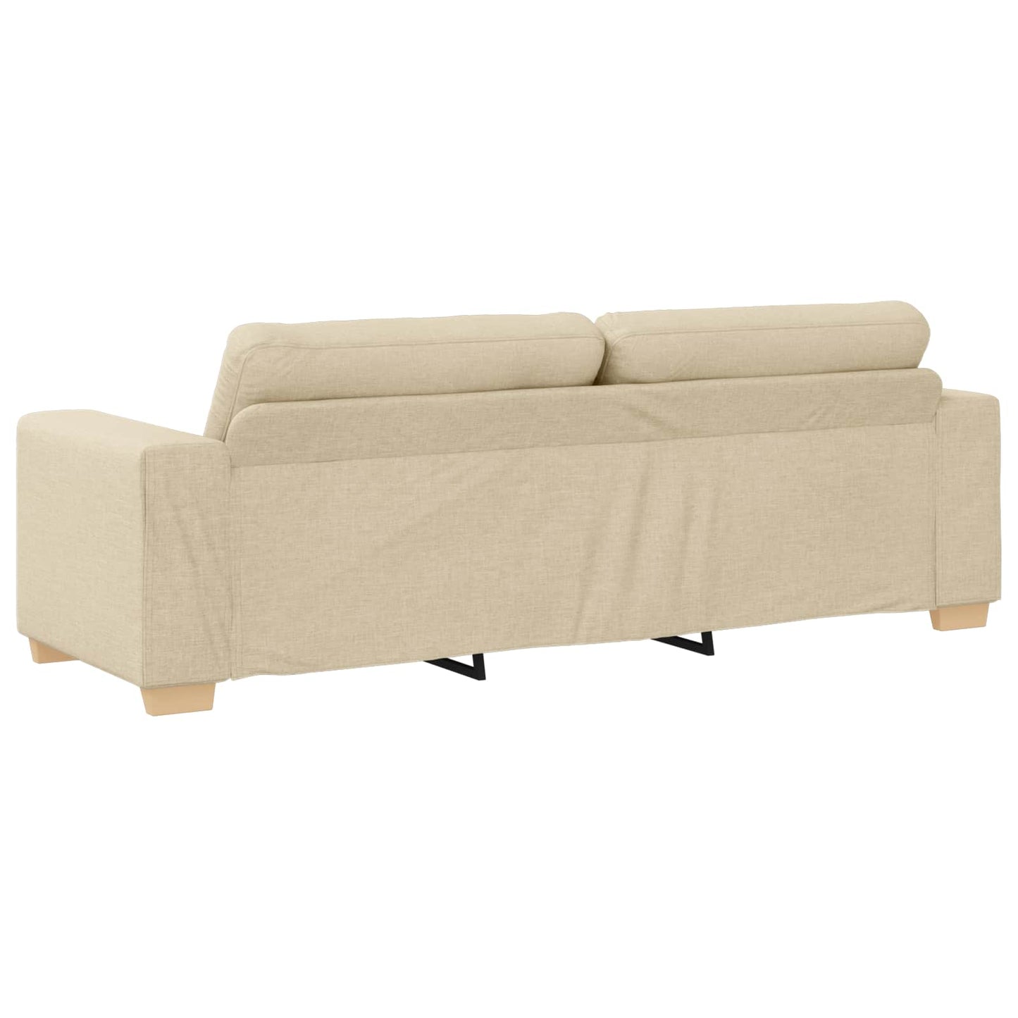 3-Sitzer-Sofa Creme 180 cm Stoff