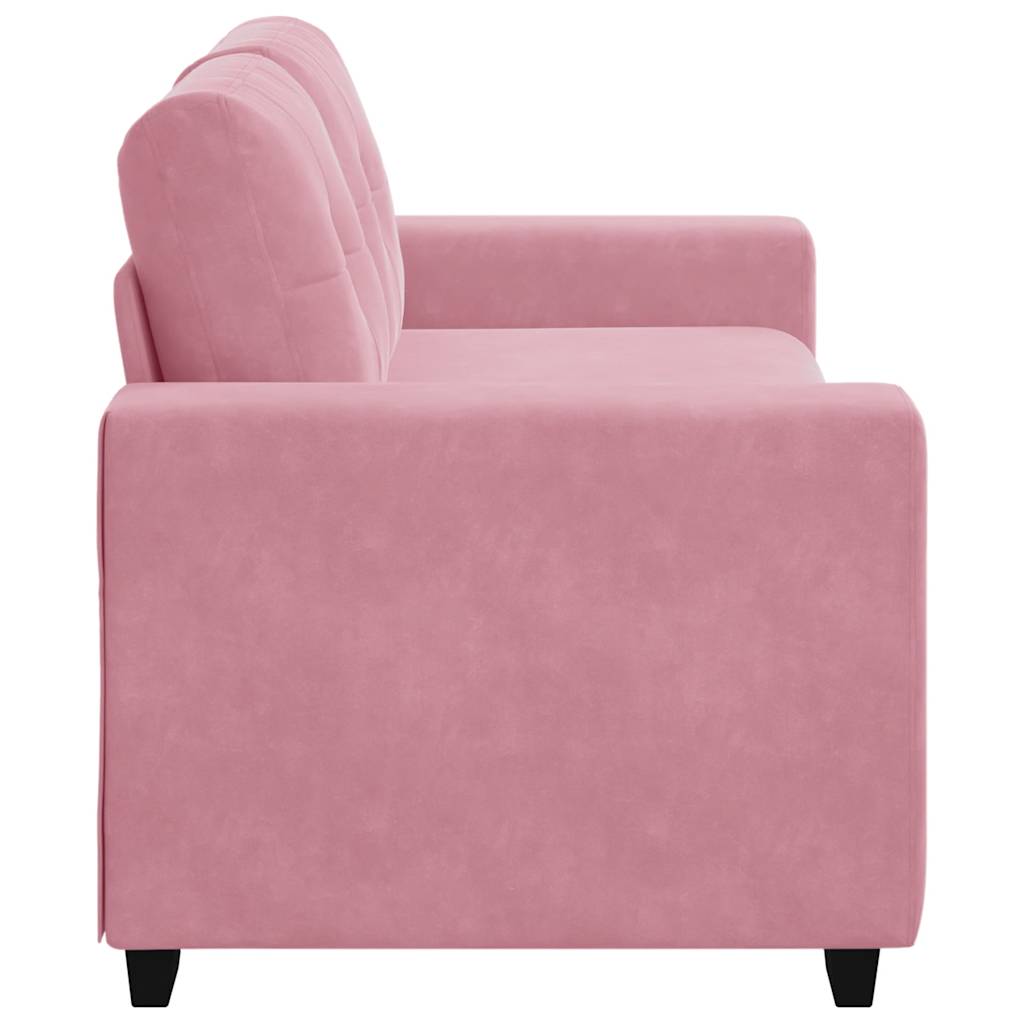 Zweisitzer-Sofa Rosa 180x77x82 cm Samt