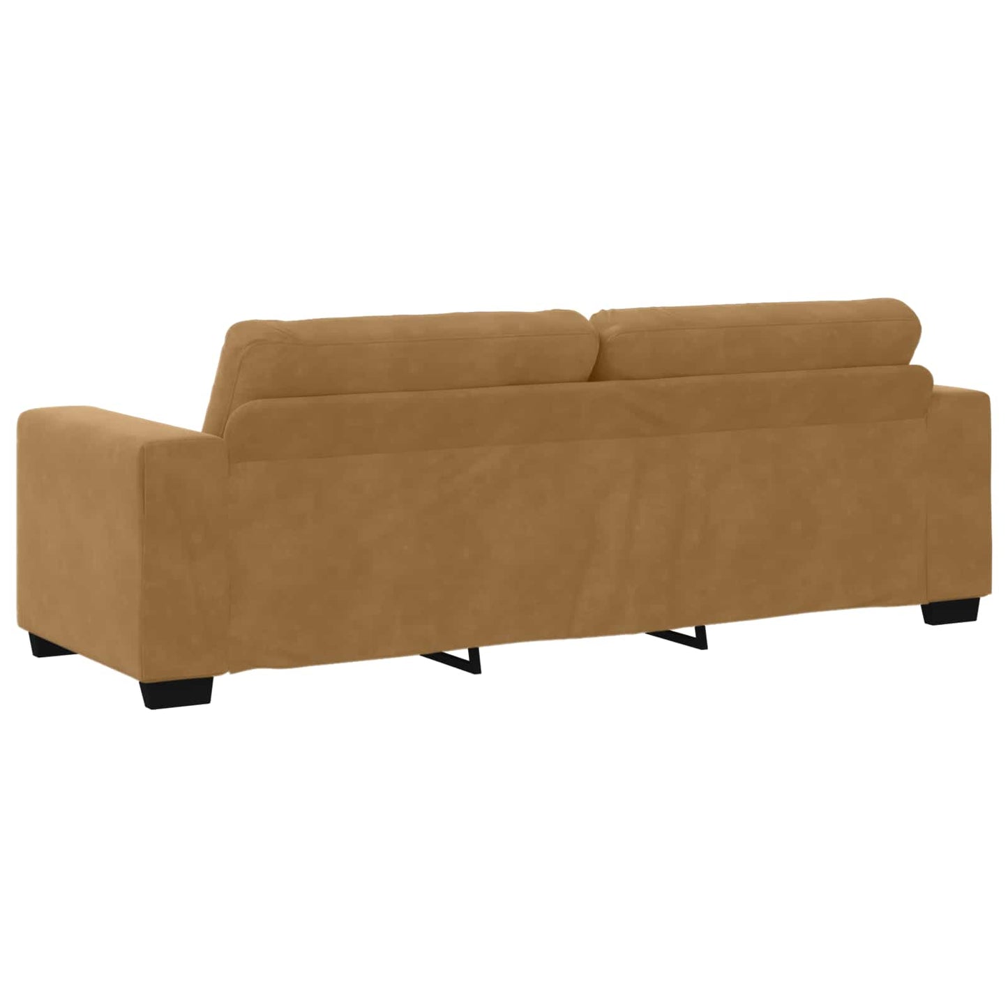 3-Sitzer-Sofa Braun 180 cm Samt