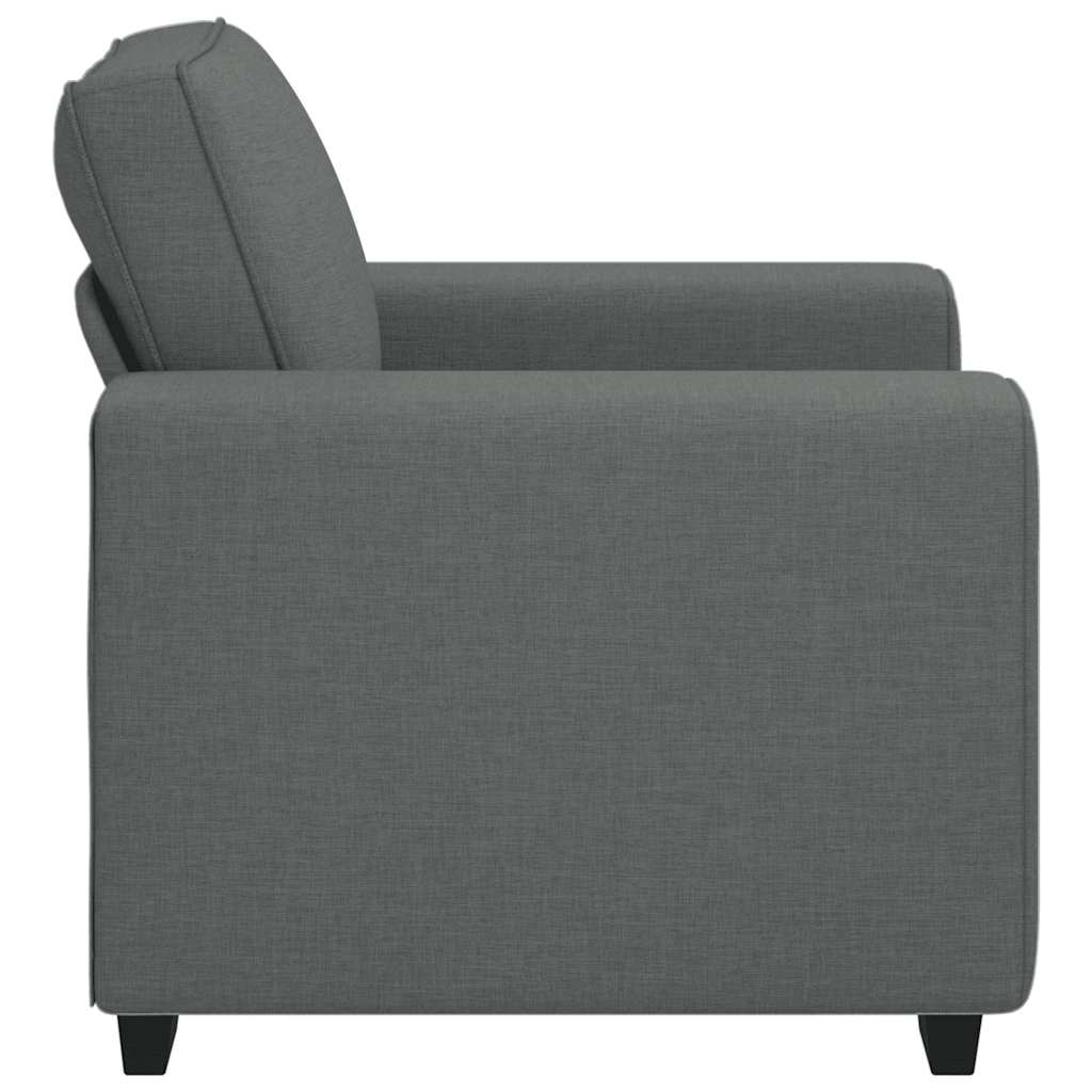 Sessel Dunkelgrau 100x77x82 cm Stoff