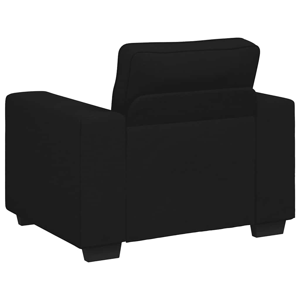 Sessel Schwarz 100x77x82 cm Stoff