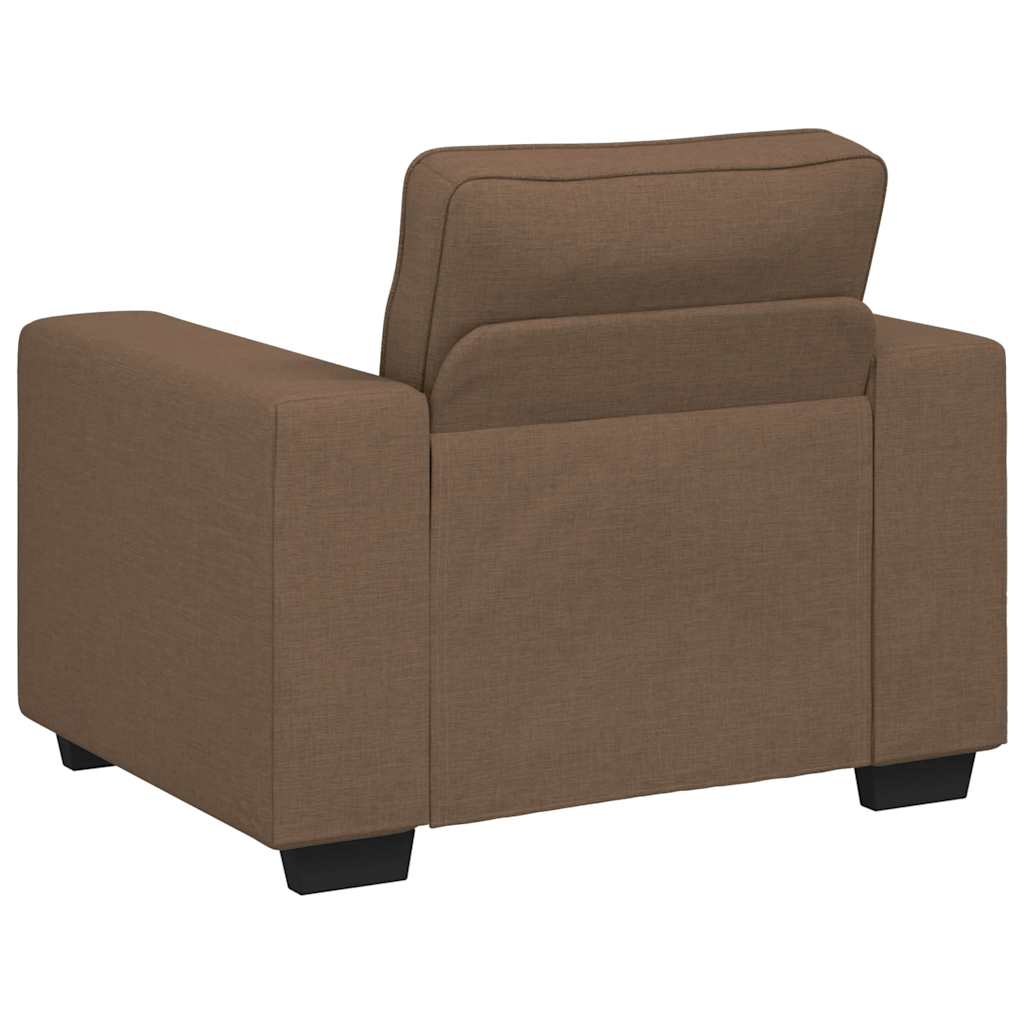 Sessel Braun 100x77x82 cm Stoff