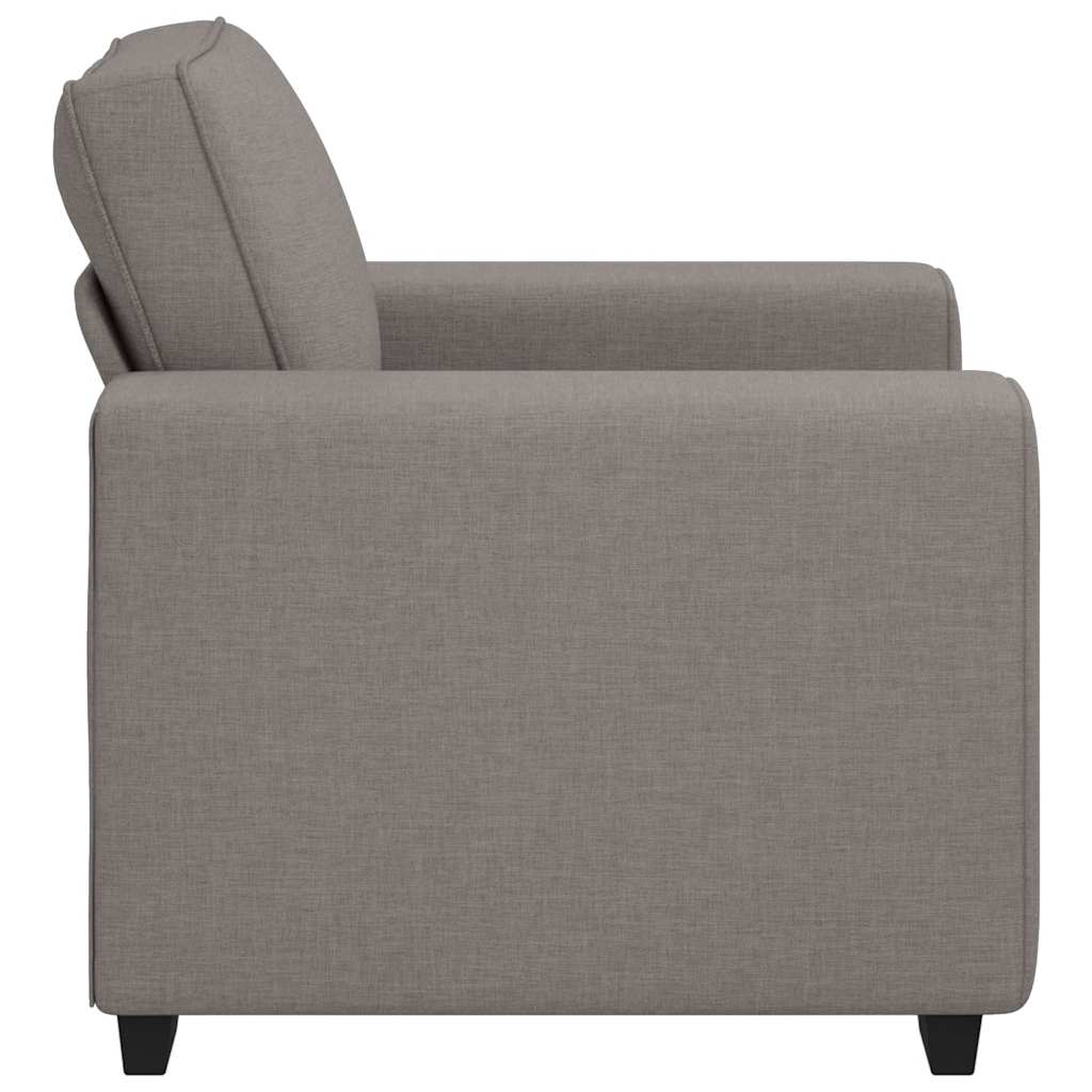 Sessel Taupe 100x77x82 cm Stoff