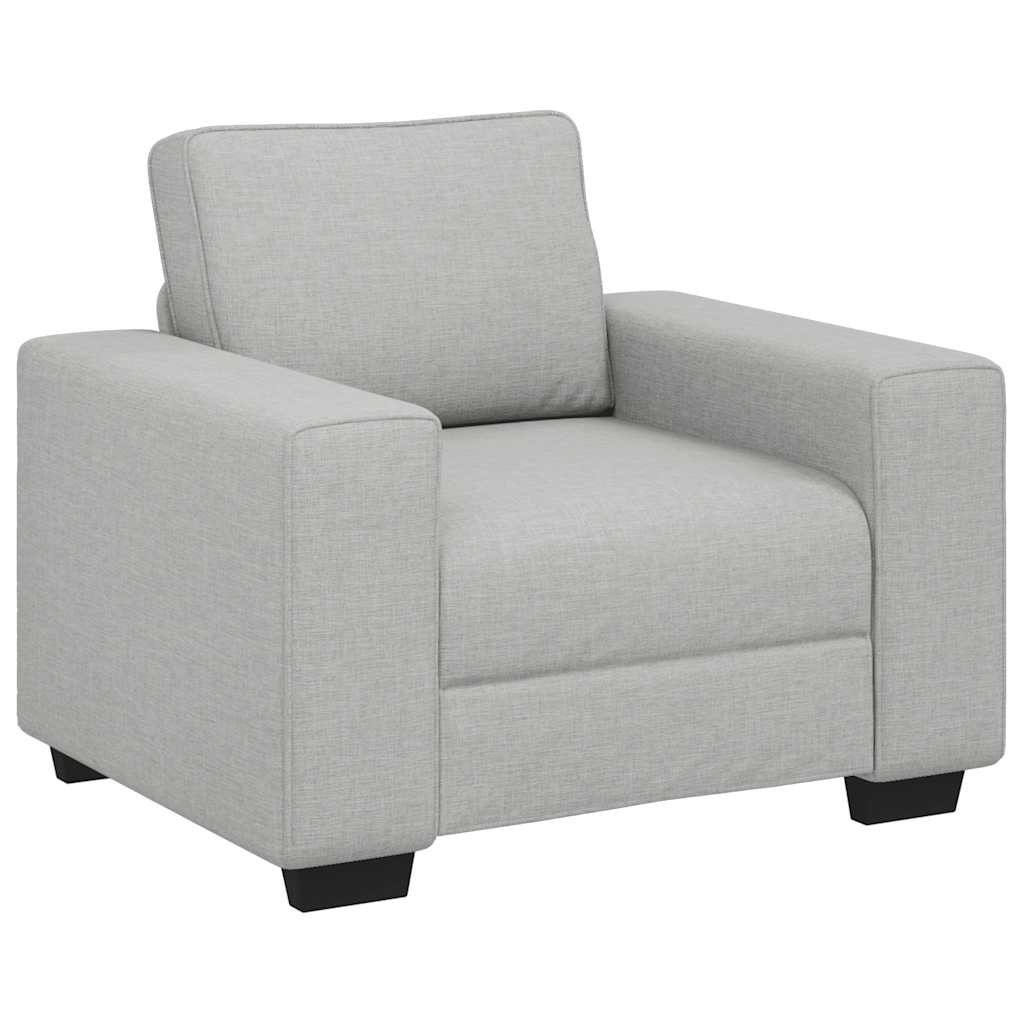 Sessel Wolkengrau 100x77x82 cm Stoff