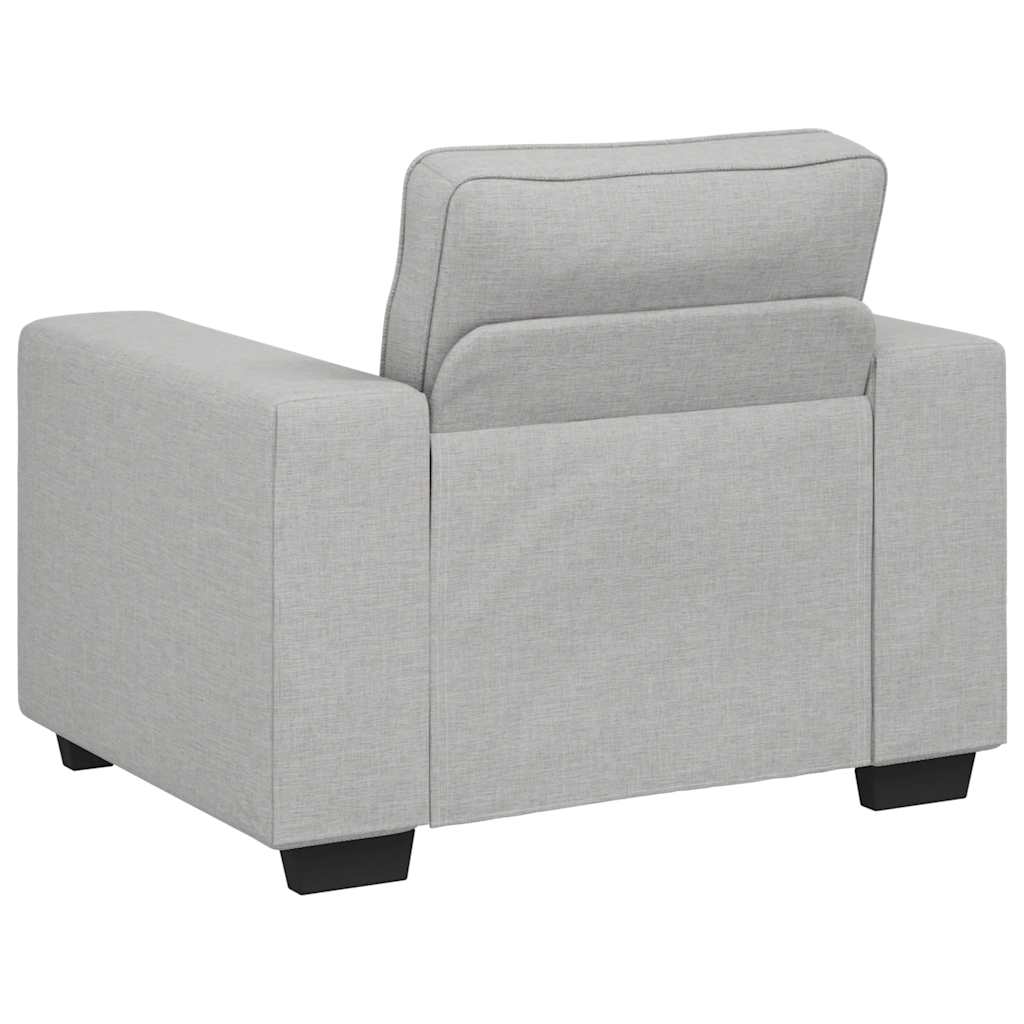 Sessel Wolkengrau 100x77x82 cm Stoff