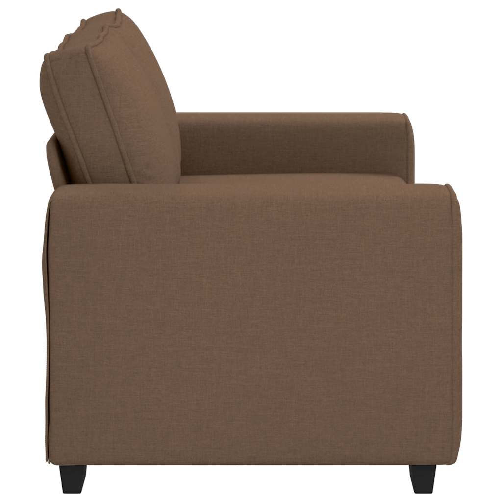 2-Sitzer-Sofa Braun 160x77x82 cm Stoff