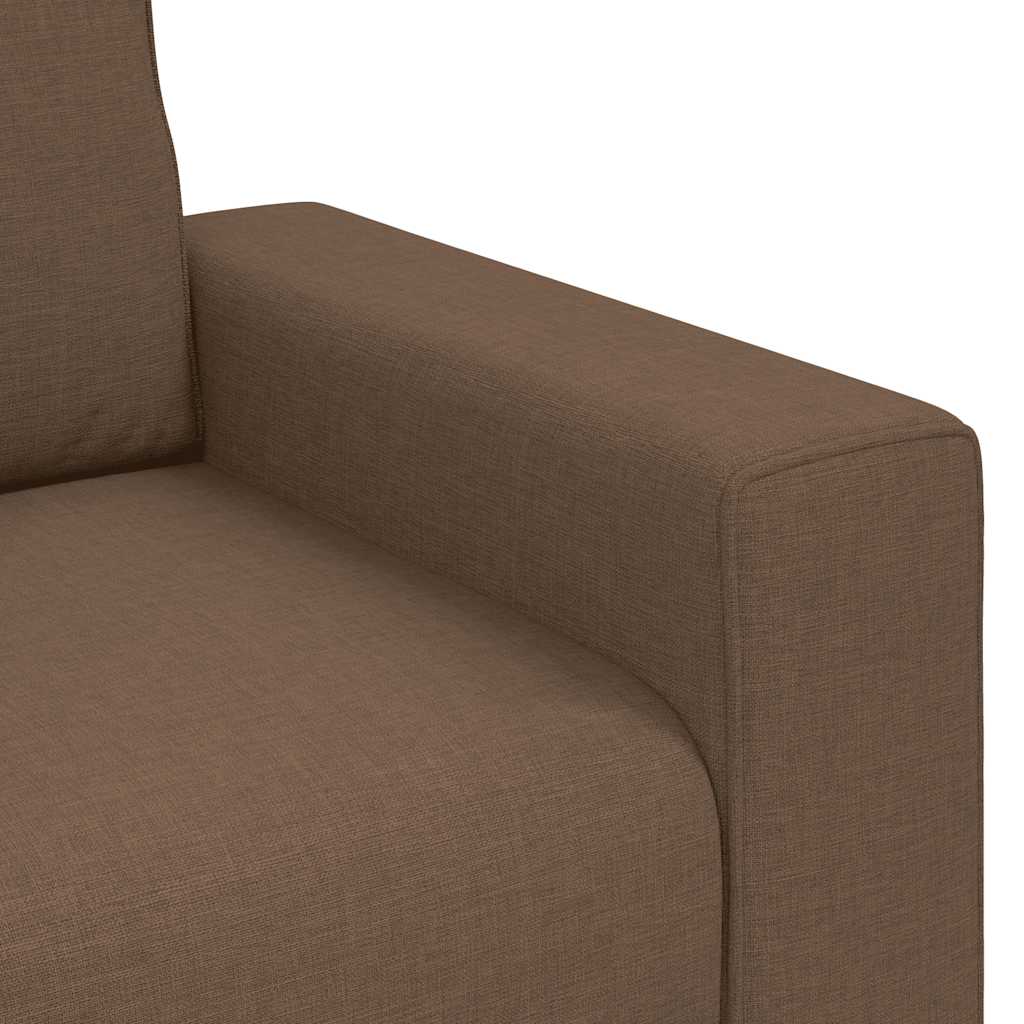 2-Sitzer-Sofa Braun 160x77x82 cm Stoff