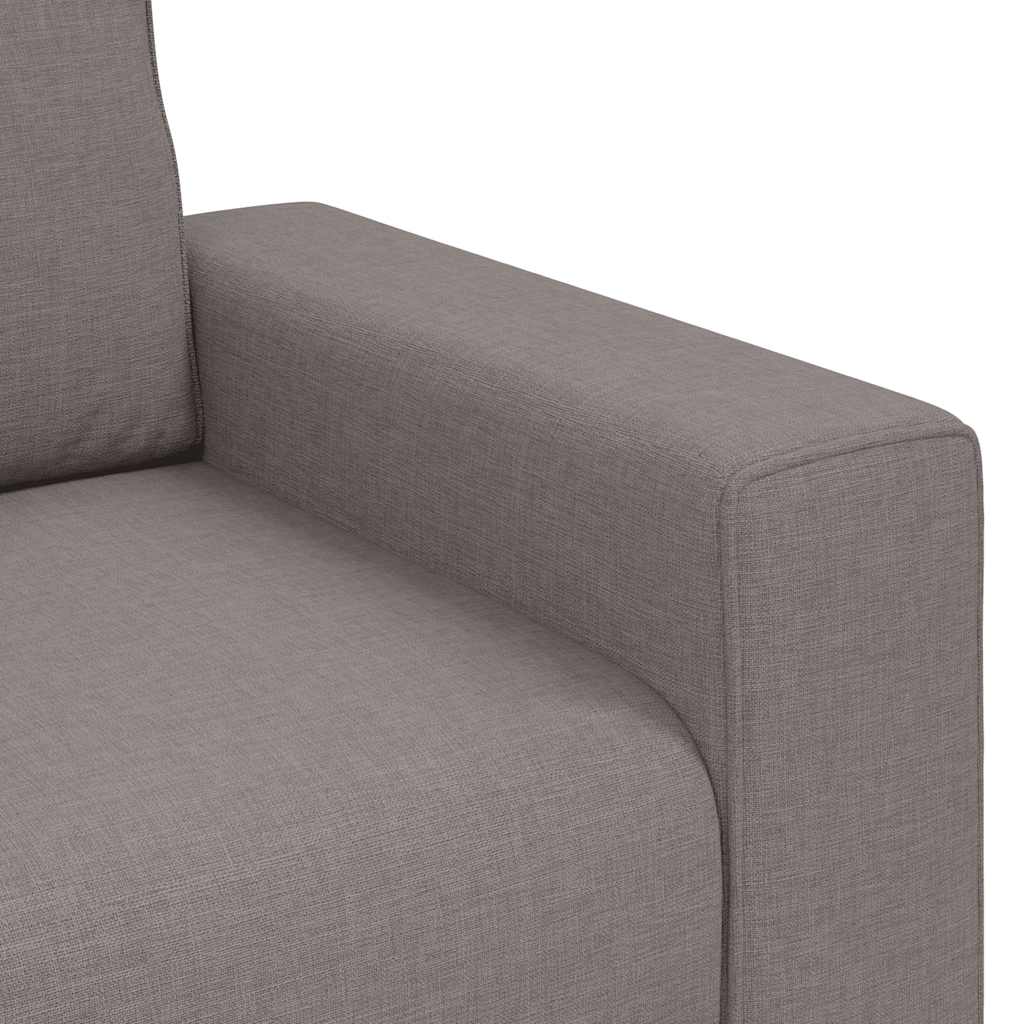 2-Sitzer-Sofa Taupe 160x77x82 cm Stoff