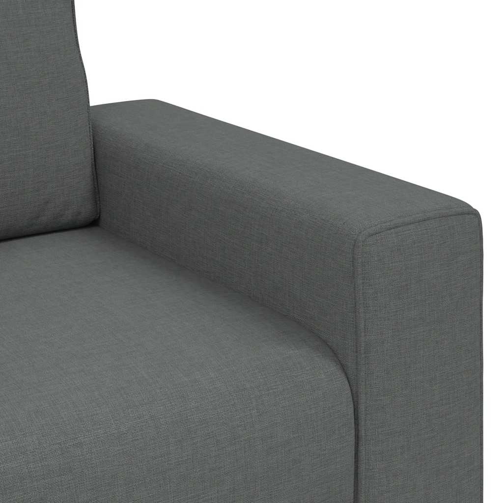 2-Sitzer-Sofa Dunkelgrau 180x77x82 cm Stoff