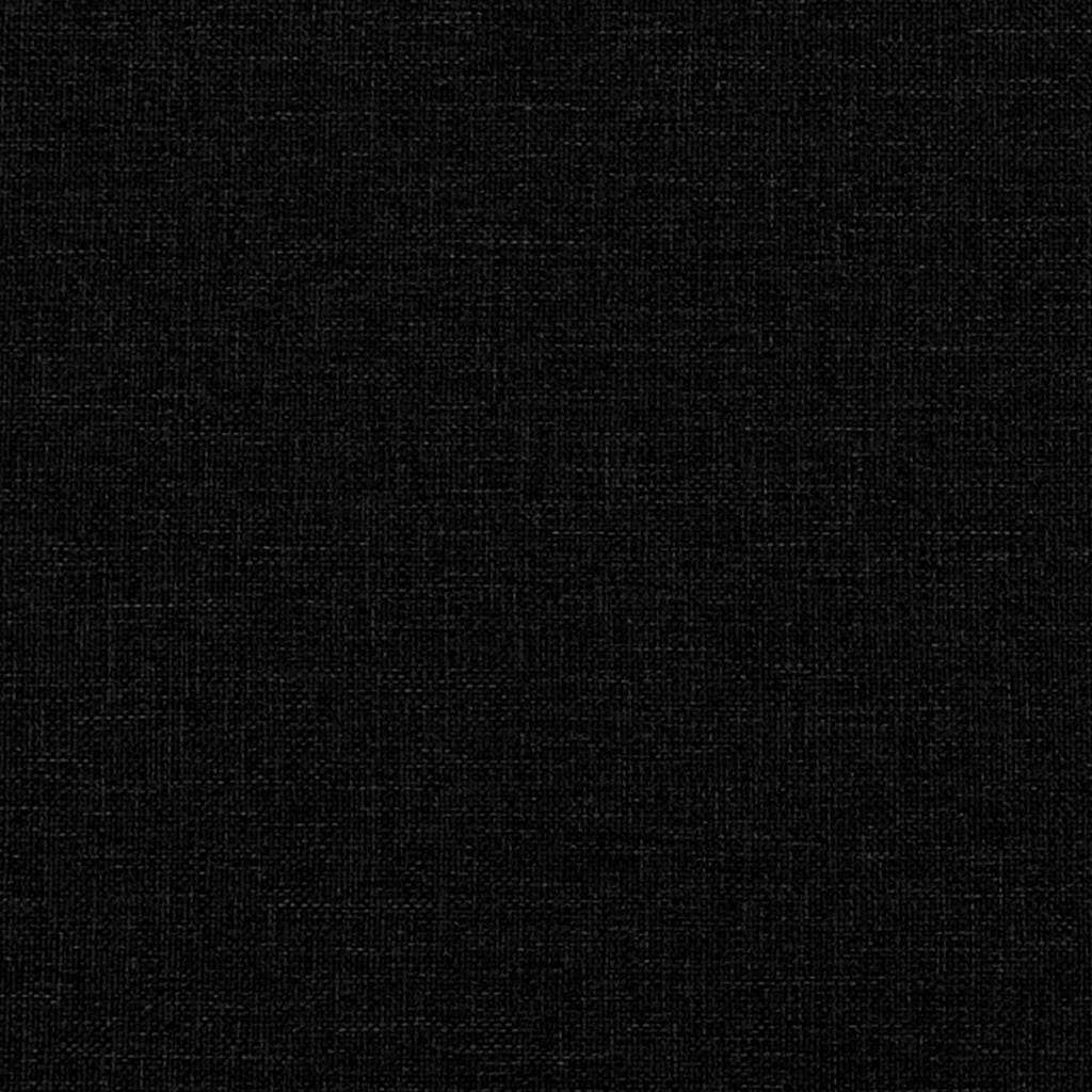 2-Sitzer-Sofa Schwarz 180x77x82 cm Stoff