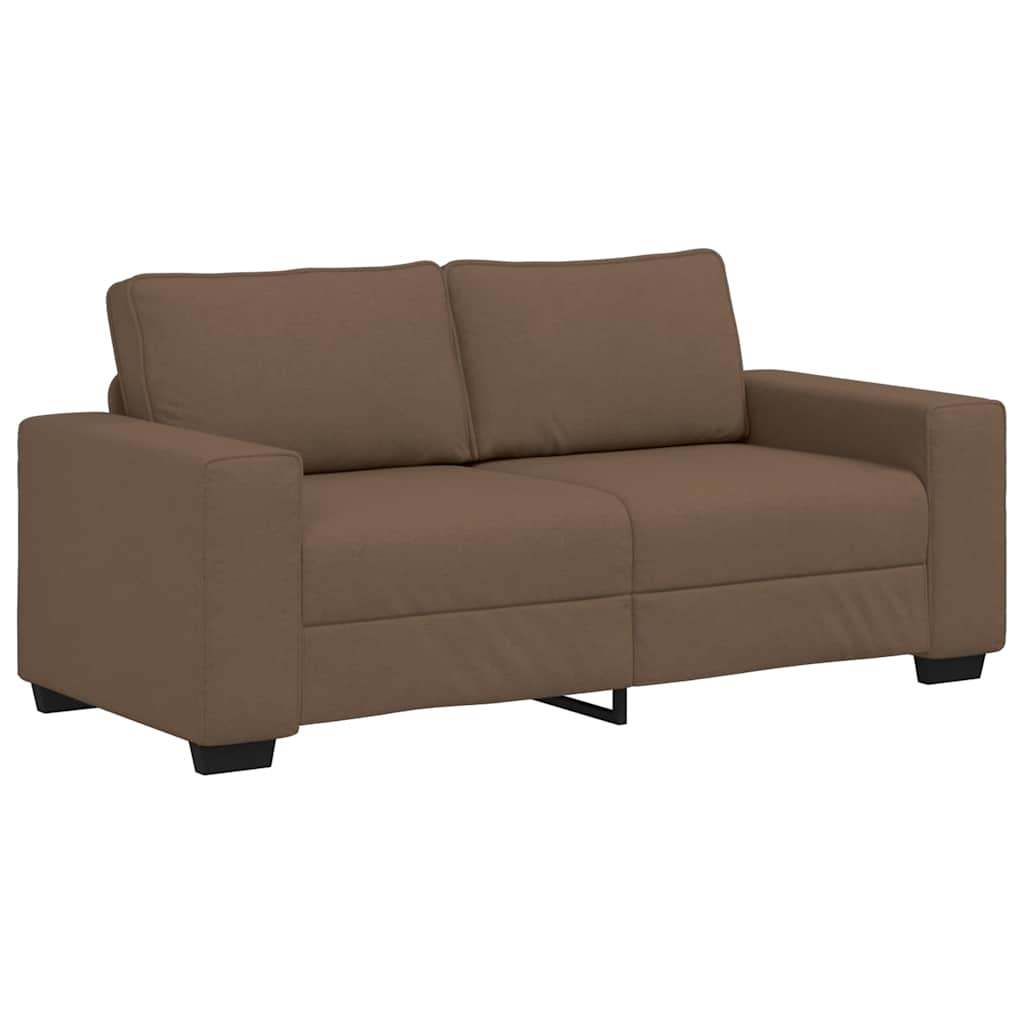 2-Sitzer-Sofa Braun 180x77x82 cm Stoff