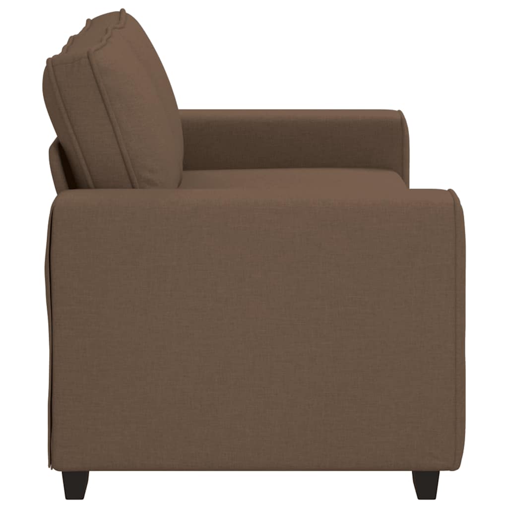 2-Sitzer-Sofa Braun 180x77x82 cm Stoff