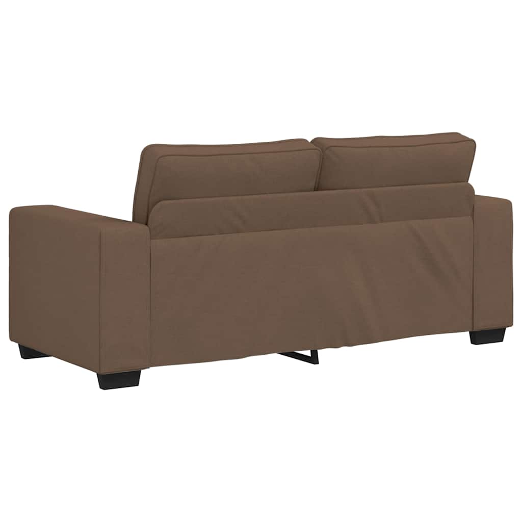 2-Sitzer-Sofa Braun 180x77x82 cm Stoff