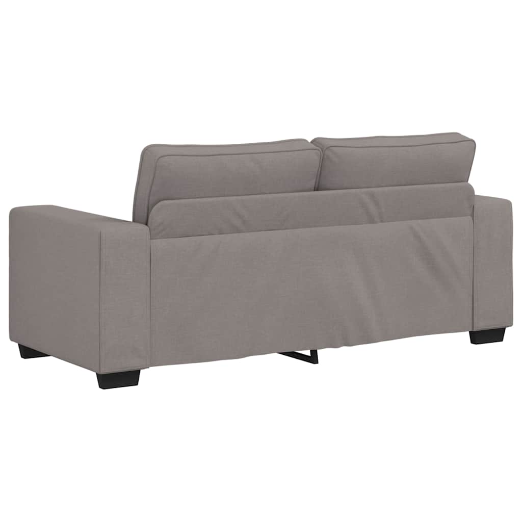 2-Sitzer-Sofa Taupe 180x77x82 cm Stoff