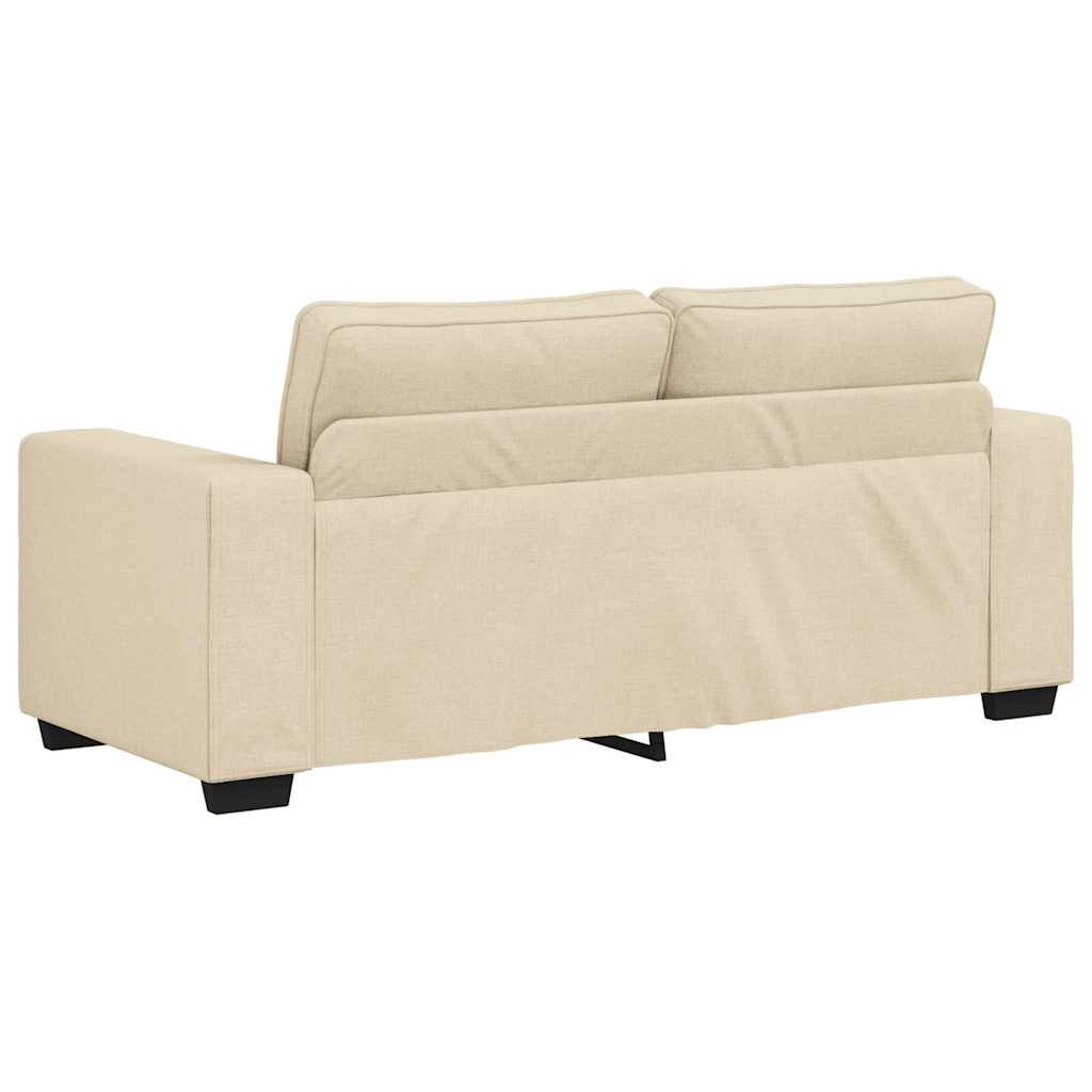 2-Sitzer-Sofa Creme 180x77x82 cm Stoff