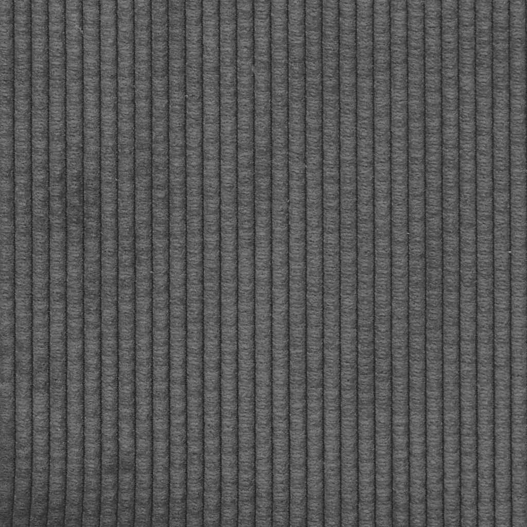 Zweisitzer-Sofa Dunkelgrau 180x77x82 cm Cordstoff