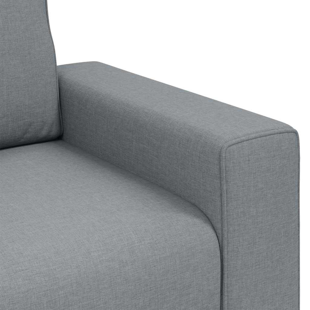 Sofa-Sessel Hellgrau 100 cm Stoff
