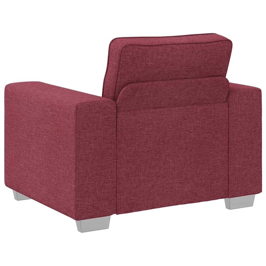 Sofa-Sessel Weinrot 100 cm Stoff