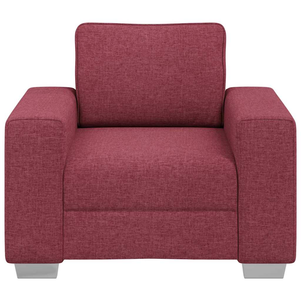 Sofa-Sessel Weinrot 100 cm Stoff