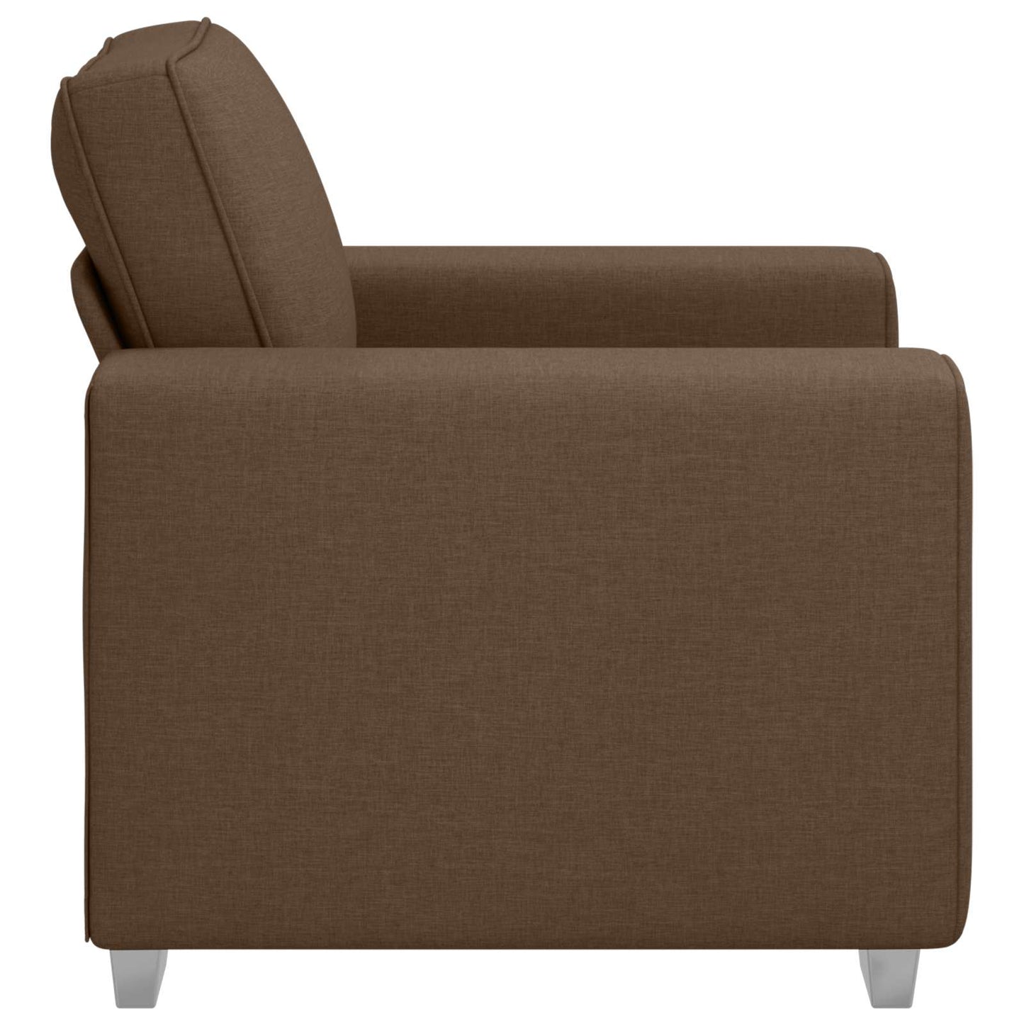 Sofa-Sessel Braun 100 cm Stoff
