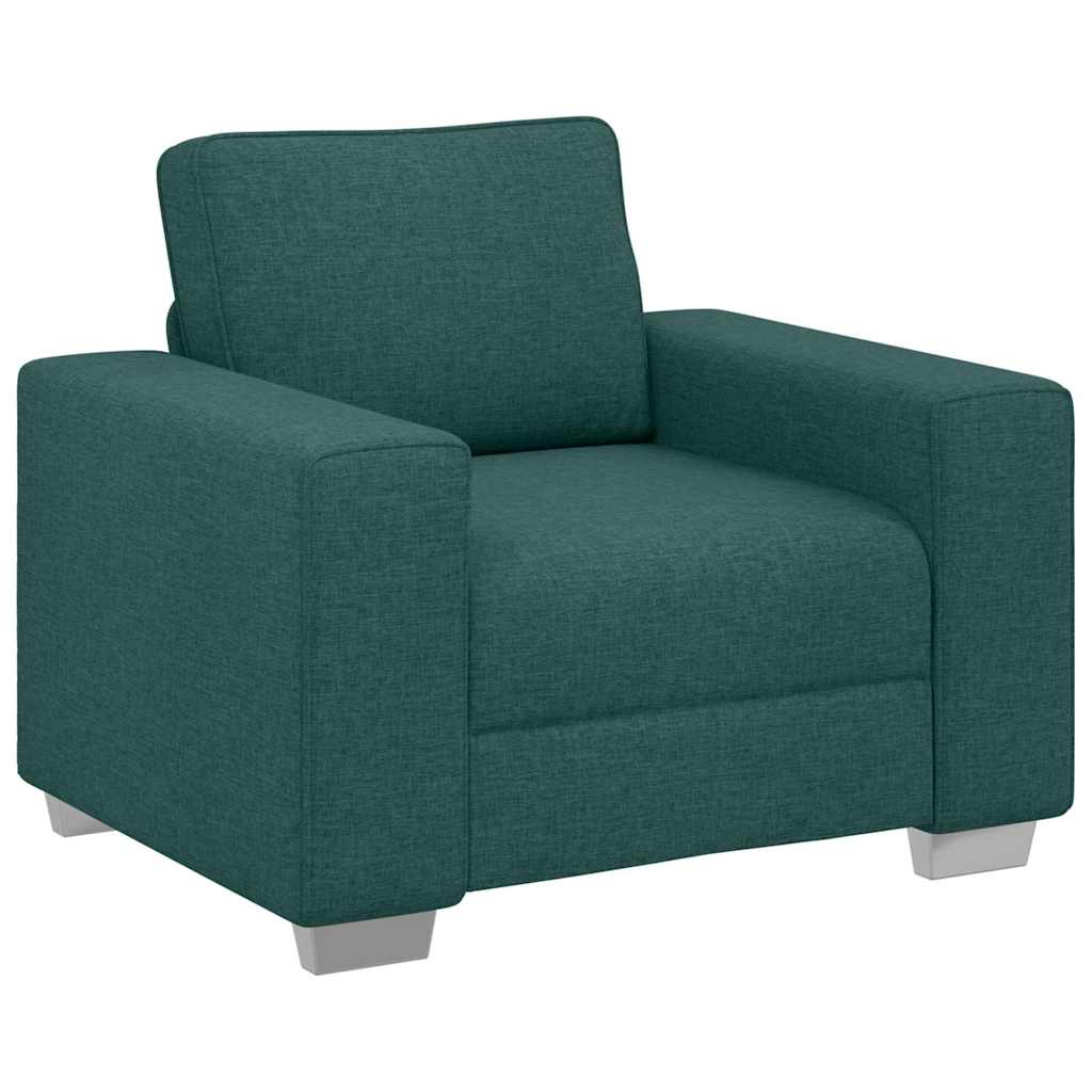 Sofa-Sessel Dunkelgrün 100 cm Stoff