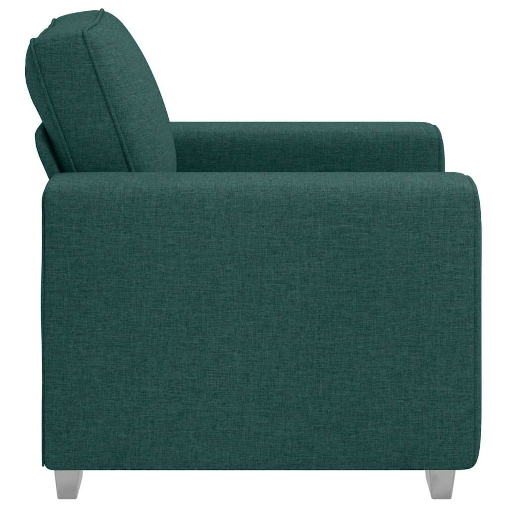 Sofa-Sessel Dunkelgrün 100 cm Stoff