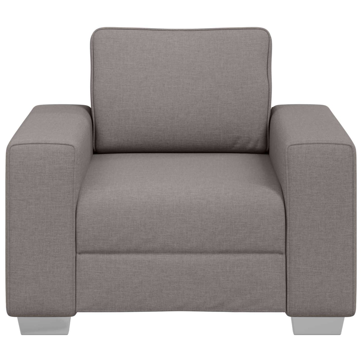 Sofa-Sessel Taupe 100 cm Stoff