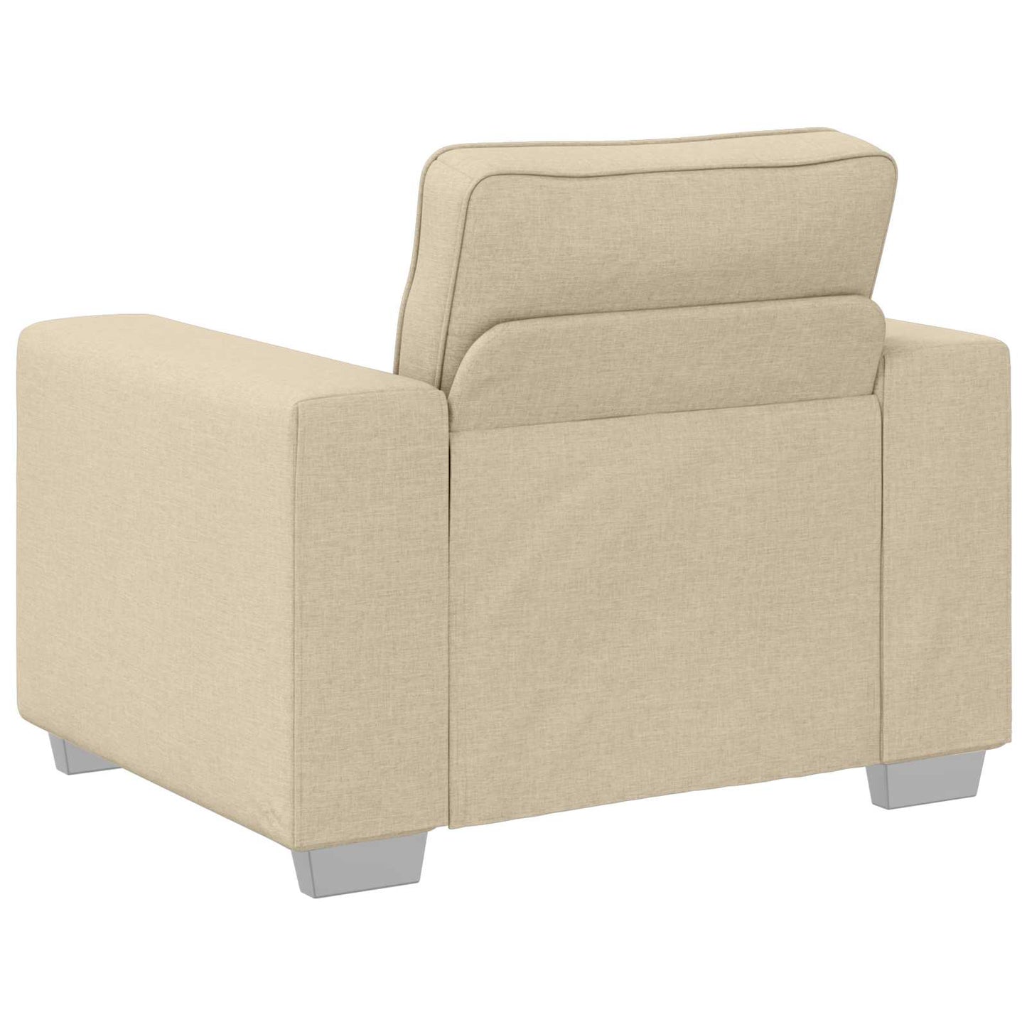 Sofa-Sessel Creme 100 cm Stoff