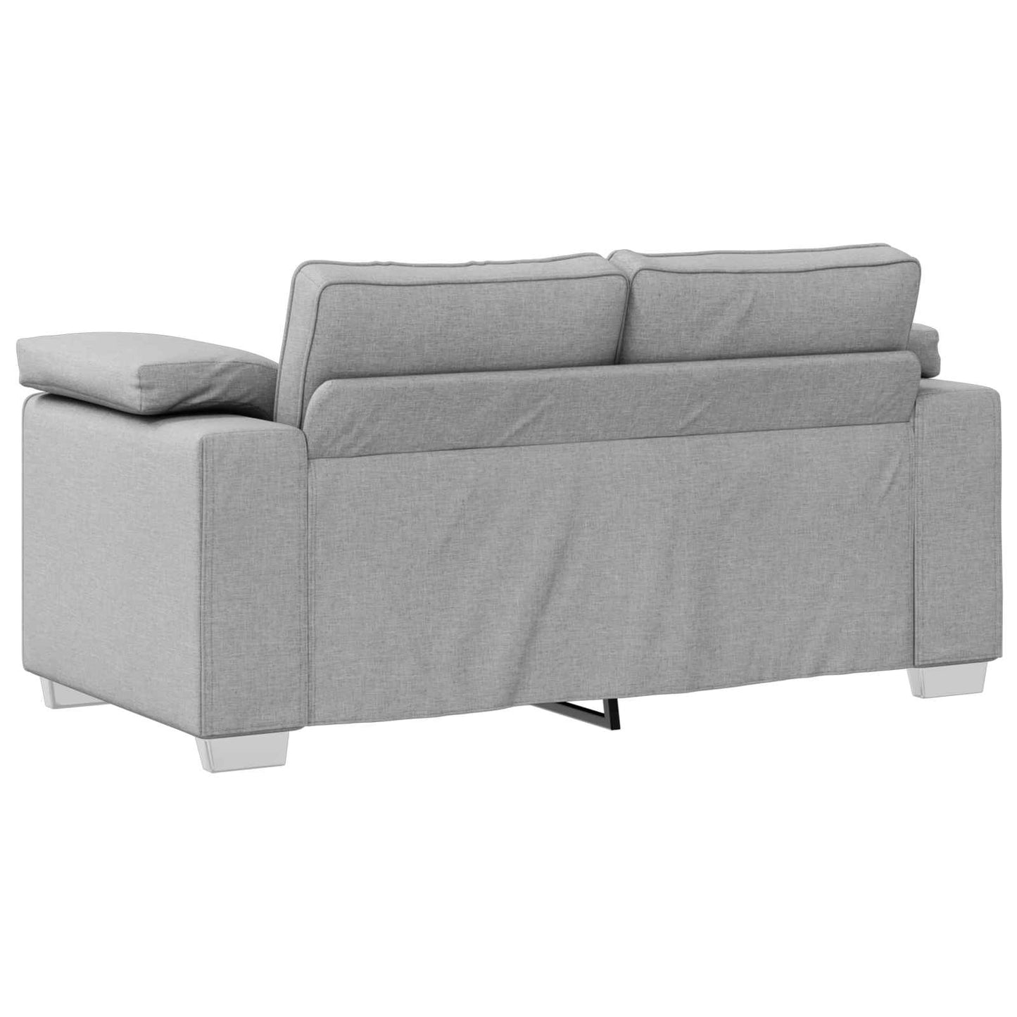 Zweisitzer-Sofa Wolkengrau 160 cm Stoff