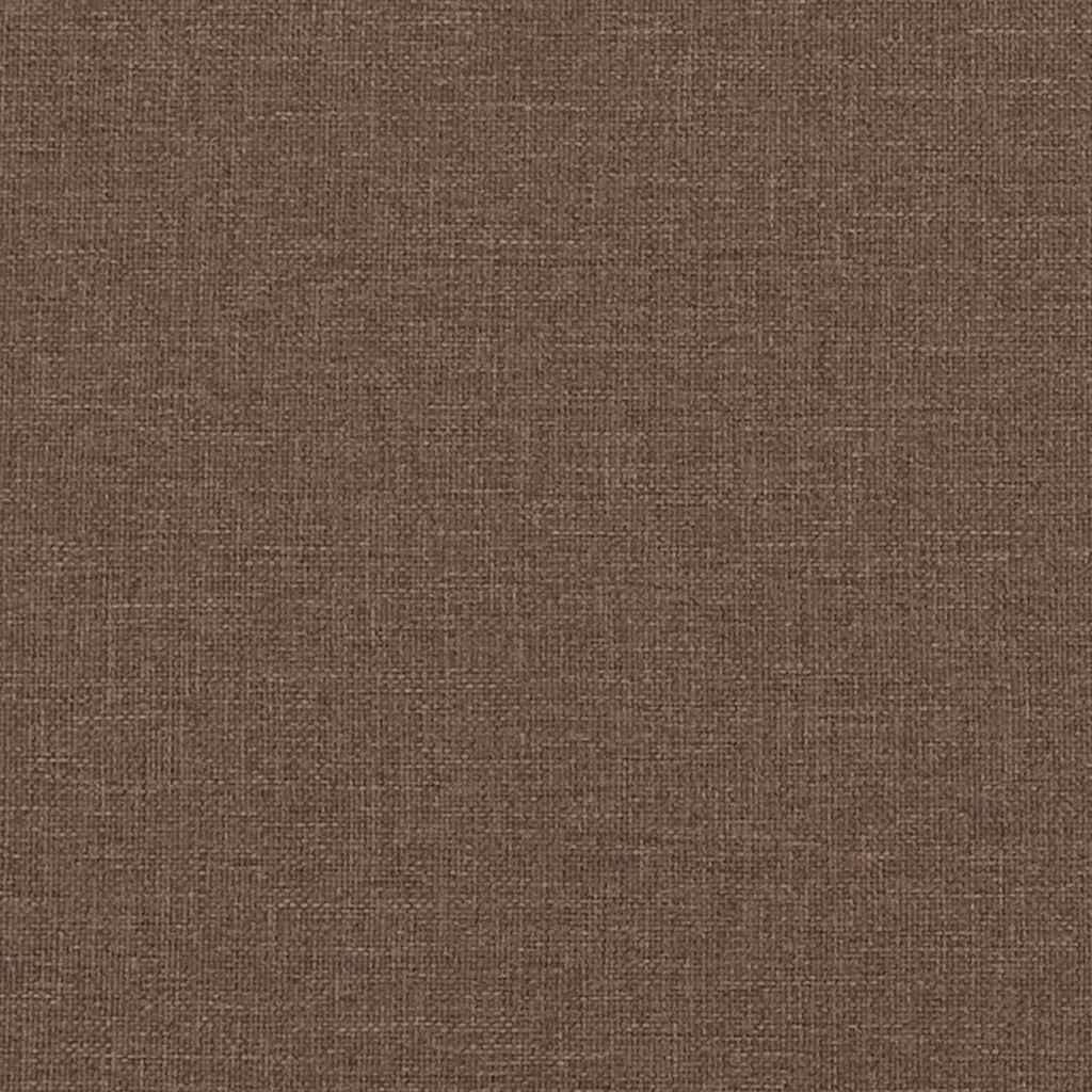 Zweisitzer-Sofa Braun 180 cm Stoff