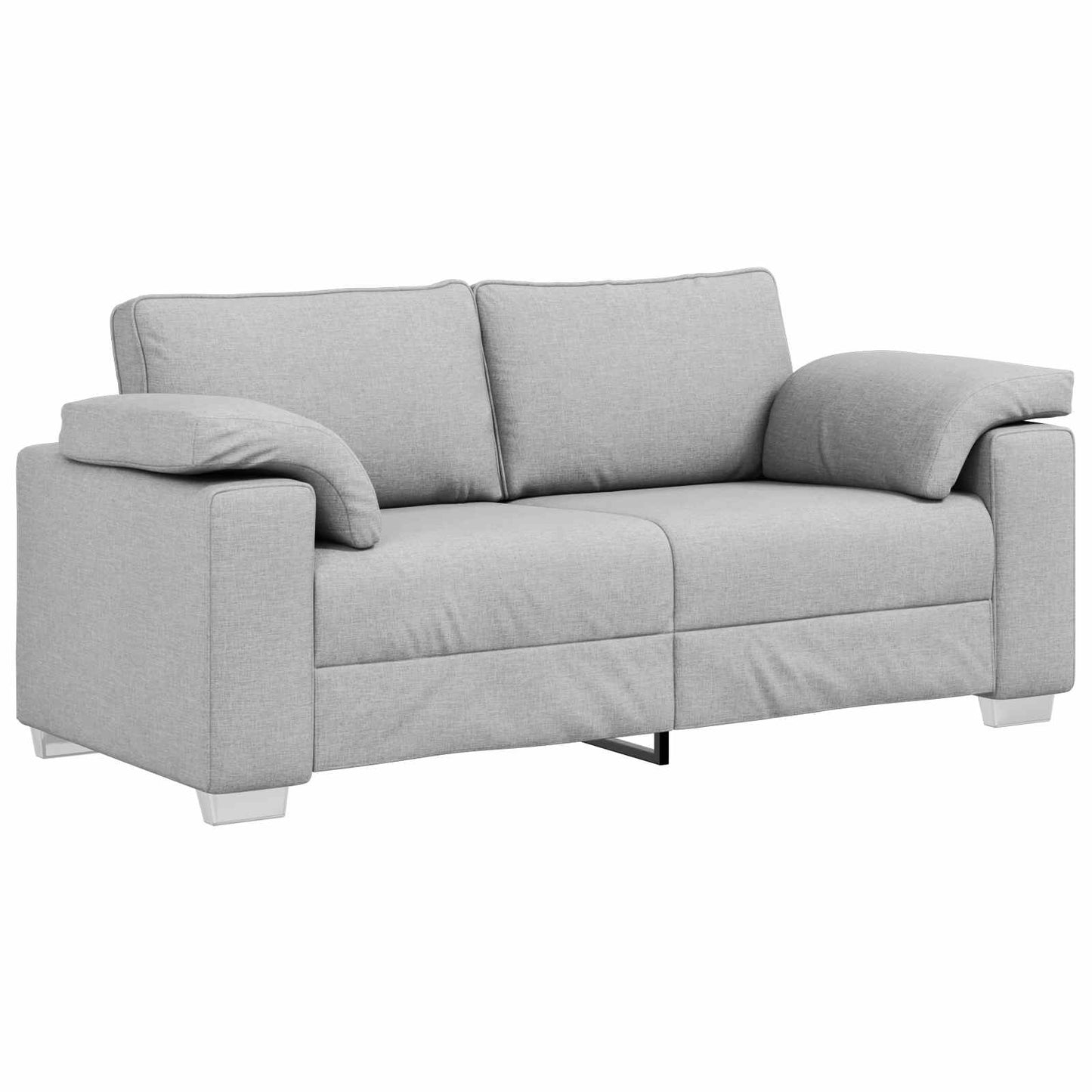 Zweisitzer-Sofa Wolkengrau 180 cm Stoff