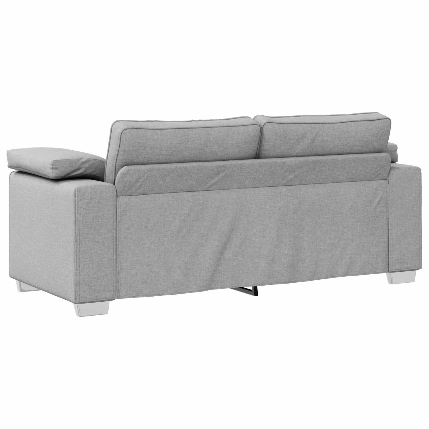 Zweisitzer-Sofa Wolkengrau 180 cm Stoff