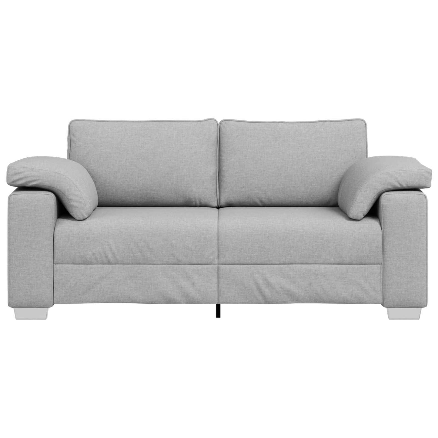 Zweisitzer-Sofa Wolkengrau 180 cm Stoff