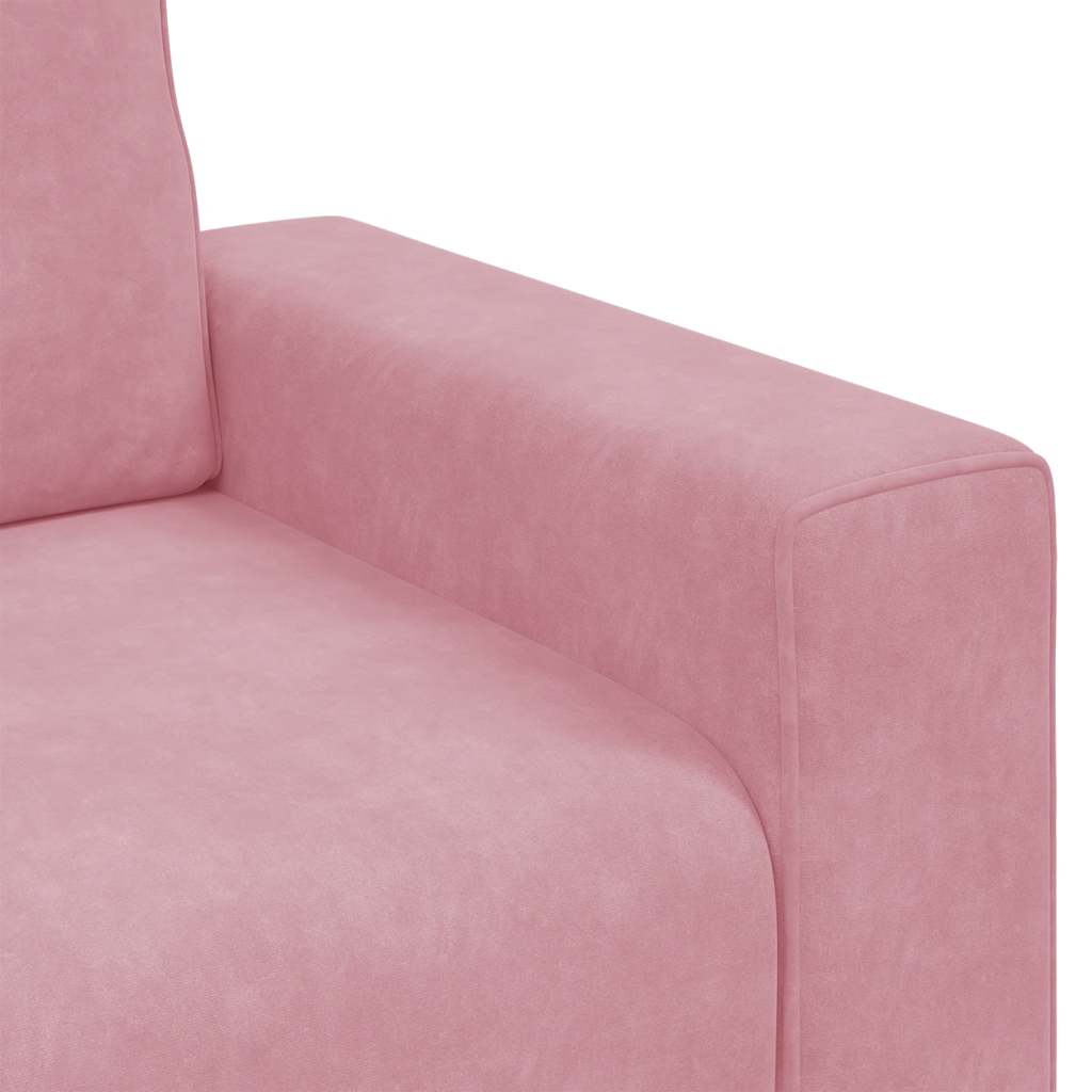 Sessel Rosa 100x77x82 cm Samt