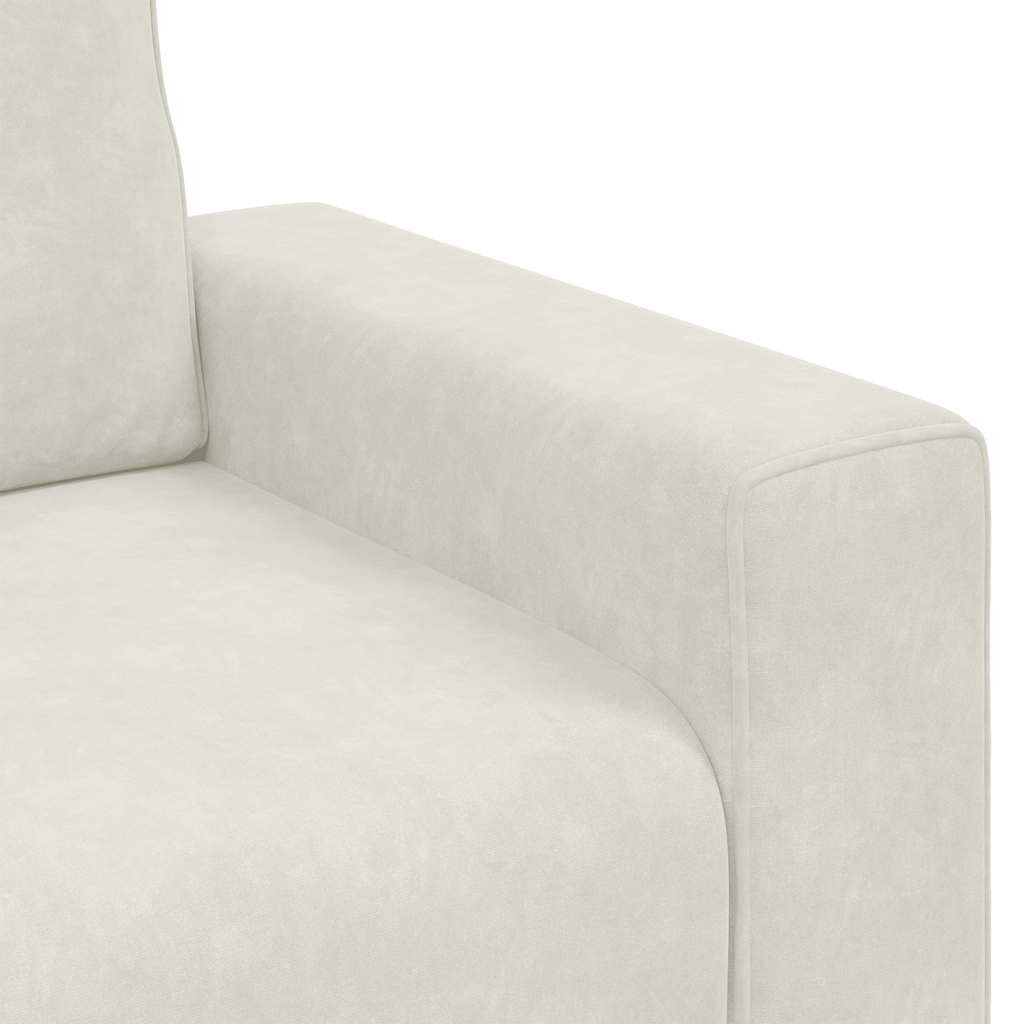 Sessel Creme 100x77x82 cm Samt
