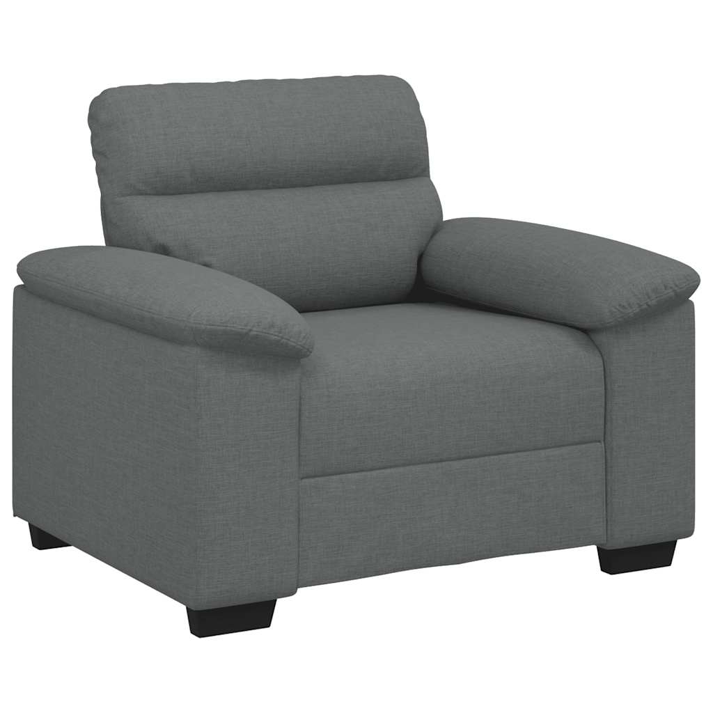 Sessel Dunkelgrau 100x81x84 cm Stoff