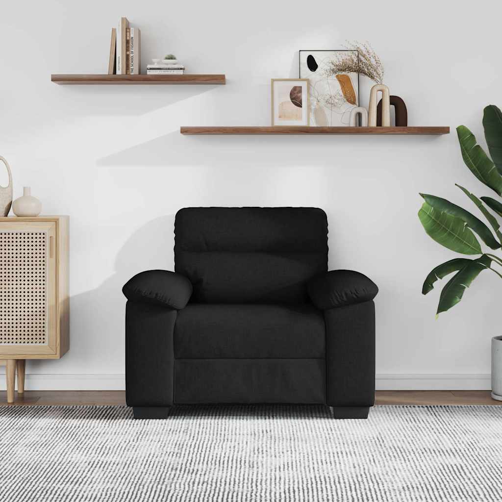 Sessel Schwarz 100x81x84 cm Stoff