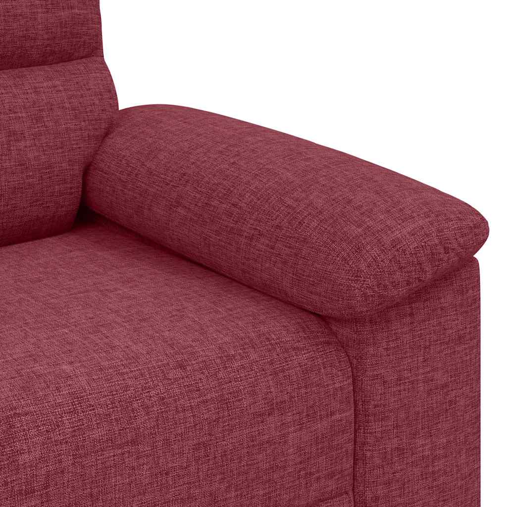 Sessel Weinrot 100x81x84 cm Stoff