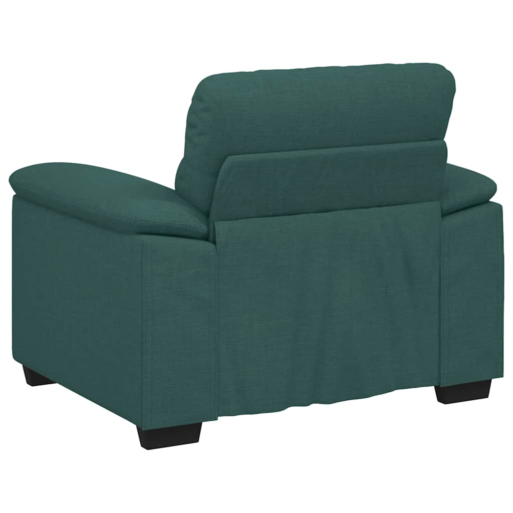 Sessel Dunkelgrün 100x81x84 cm Stoff