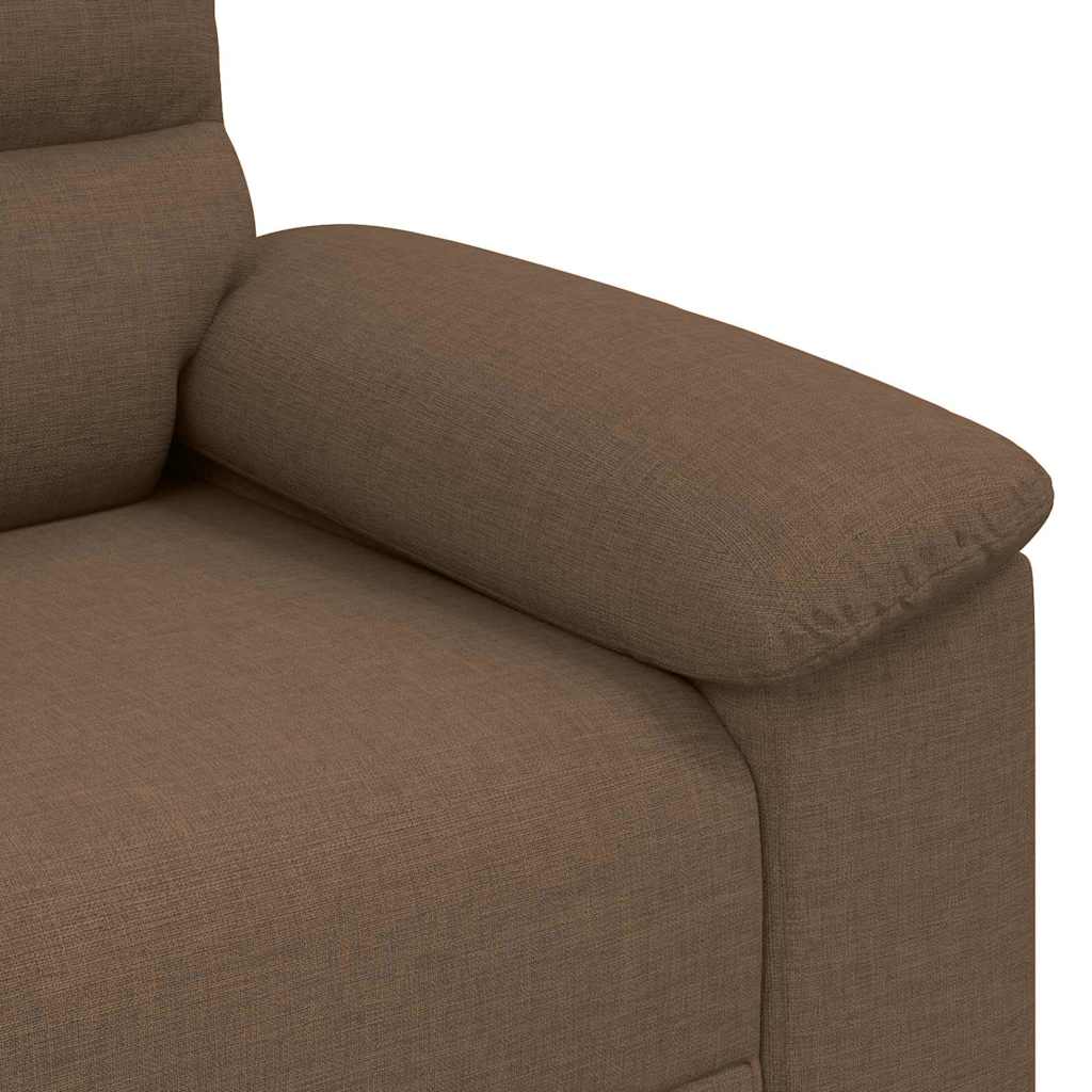 2-Sitzer-Sofa Braun 160x81x84 cm Stoff