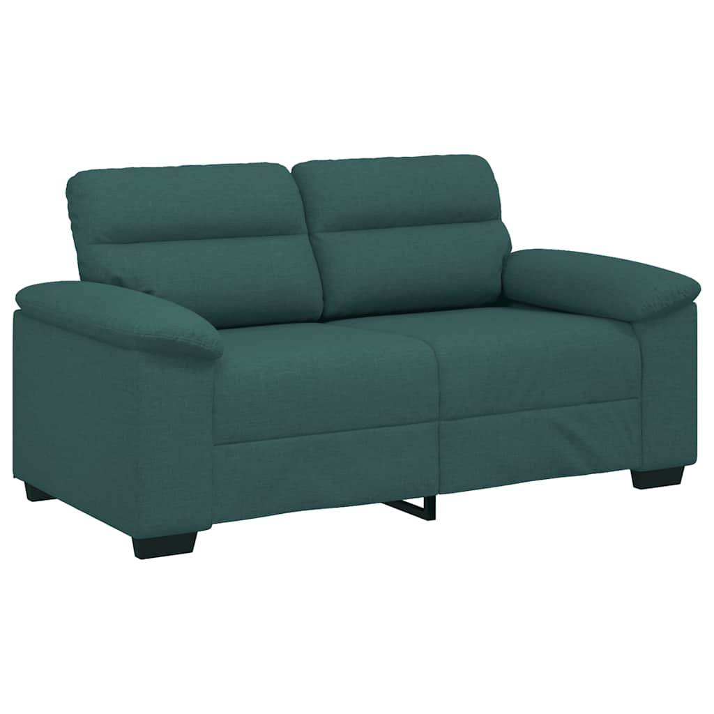 2-Sitzer-Sofa Dunkelgrün 160x81x84 cm Stoff