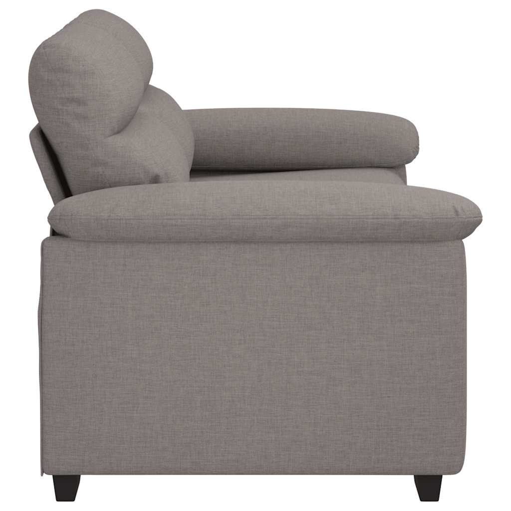 2-Sitzer-Sofa Taupe 160x81x84 cm Stoff