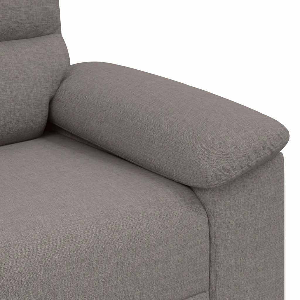 2-Sitzer-Sofa Taupe 160x81x84 cm Stoff