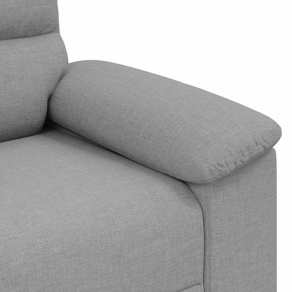 2-Sitzer-Sofa Wolkengrau 160x81x84 cm Stoff