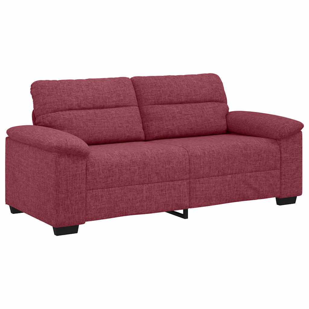 2-Sitzer-Sofa Weinrot 180x81x84 cm Stoff