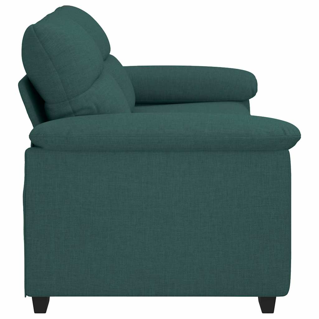 2-Sitzer-Sofa Dunkelgrün 180x81x84 cm Stoff