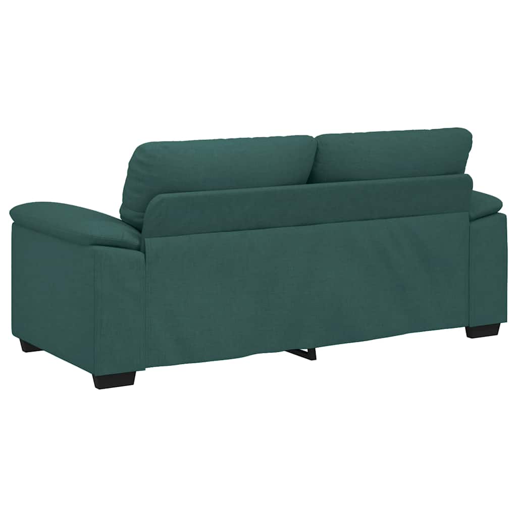2-Sitzer-Sofa Dunkelgrün 180x81x84 cm Stoff