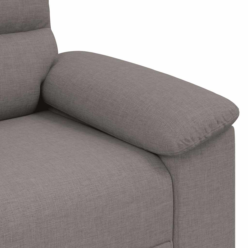 2-Sitzer-Sofa Taupe 180x81x84 cm Stoff