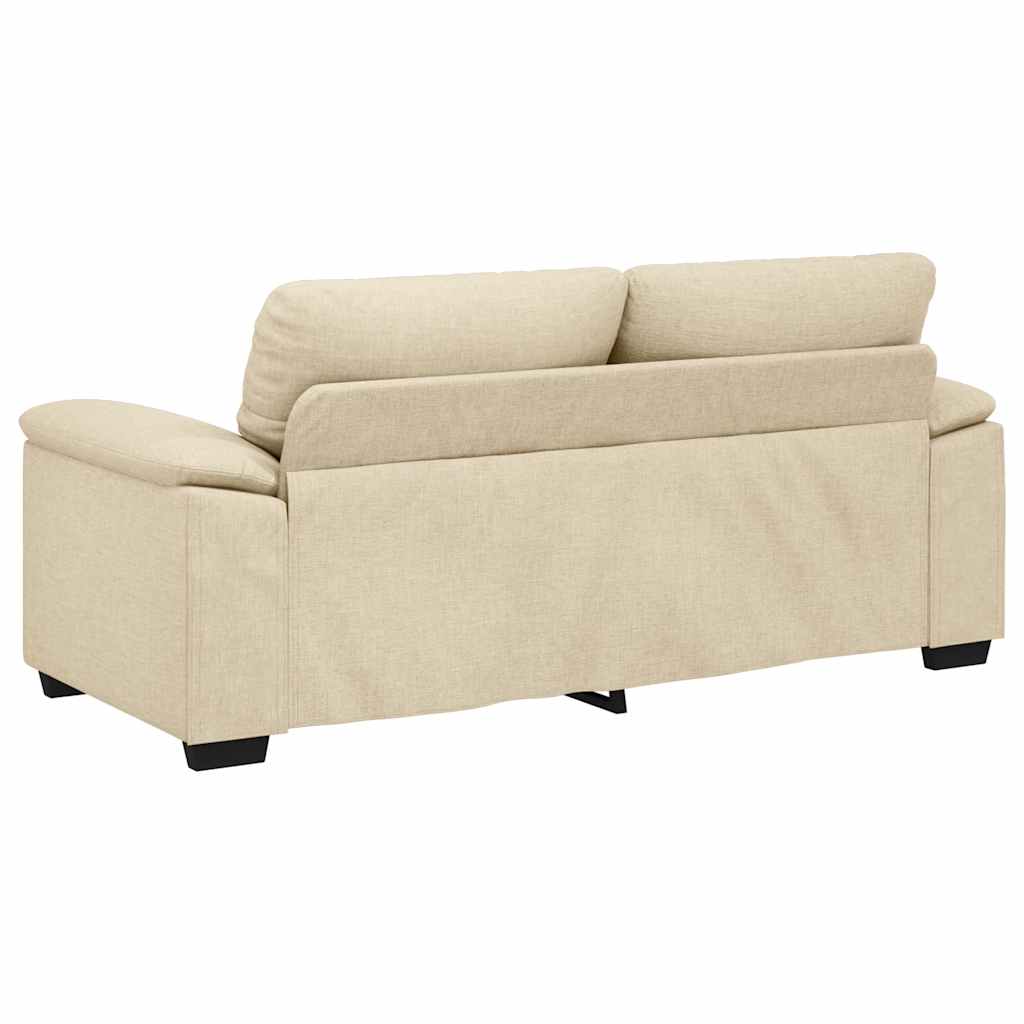 2-Sitzer-Sofa Creme 180x81x84 cm Stoff